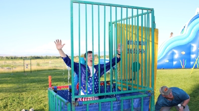Manager Getting Dunked at Big Summer Blowout Photo