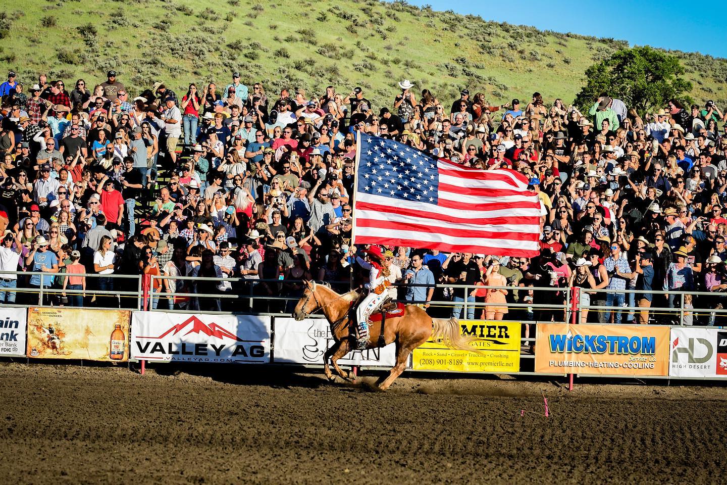 Wickstrom is an Annual supporter of the local Eagle Rodeo